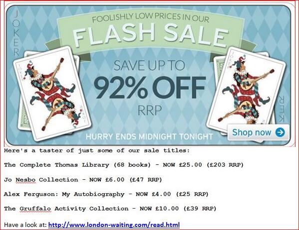 Goldenbuy's tweet image. #Foolishly, #low, #prices, #see, #at, london-waiting.com/read.html