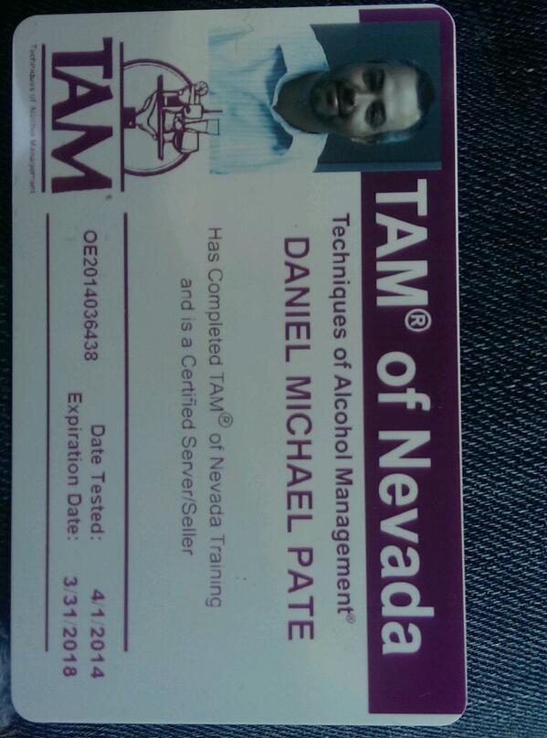 danielmpate's tweet image. It's official....I can now pour for you in NV.