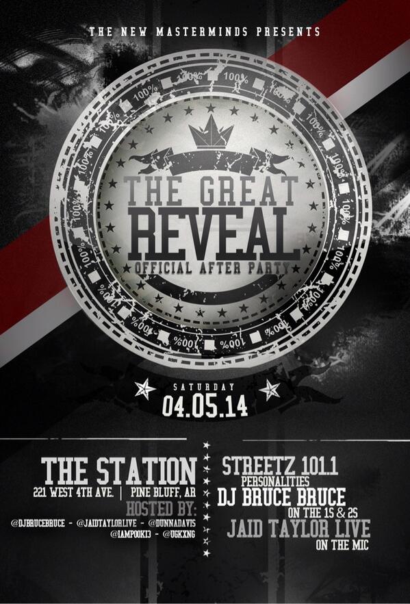 DunnaDavis's tweet image. #TheGreatRevealAfterParty | Saturday @ #TheStation | #ProbateAFTERPARTY | Tickets only $5 |