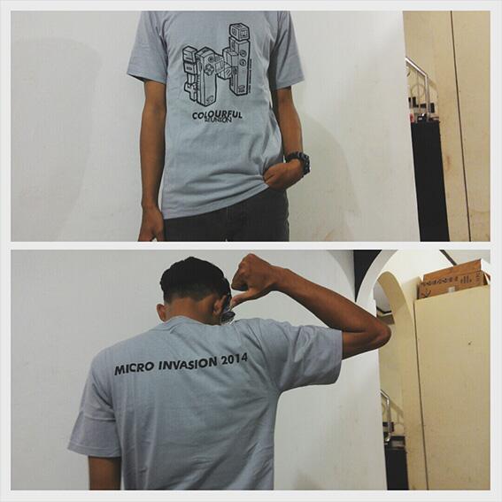 Pengen official merch #Microinvasion2014? lgsg order ke 081293125775 - Cuma IDR100K! Bonus tiket #MICROINVASION2014