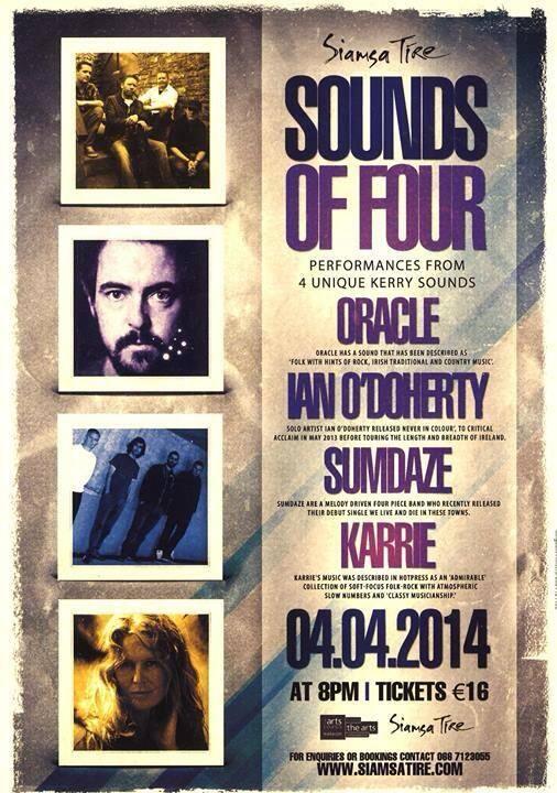#Kerry Showcase of local talent this Friday <a href="/siamsatire/">Siamsa Tíre</a> w/ <a href="/Karriesmusic/">Karrie</a> <a href="/oracletralee/">Oracletralee</a> <a href="/odohertyian/">Ian O'Doherty</a> <a href="/sumdazetheband/">SUMDAZE</a>