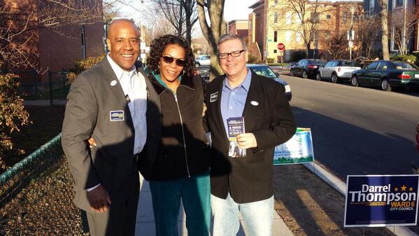 Wonderful to run into so many supporters this morning and thankful for great weather! #DCision14