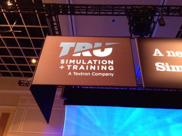EmeraldUS's tweet photo. Tru is the new name of Textron owned sim and training company with OPINICUS, Mechtronix & Textron's AAI. #WATS2014 http://t.co/7PJmeUvYWi