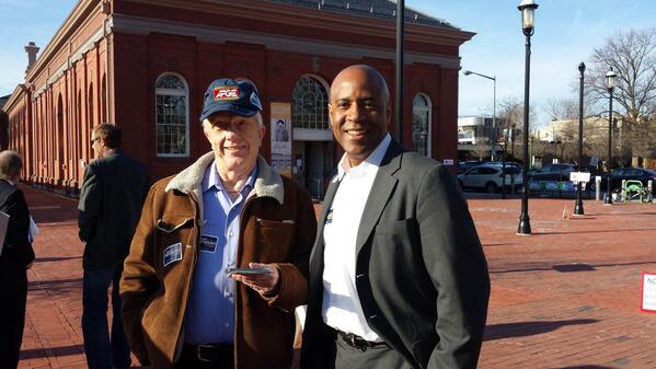 So many great volunteers out today! Dave, thank you for every hour you have given to get out the vote! #DCision14