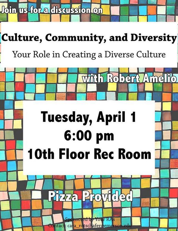 LilBuilding's tweet image. Join Robert Amelio (and pizza) for a discussion on Culture, Community, &amp;amp; Diversity on the 10th floor at 6pm!