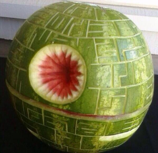 Death Star watermelon