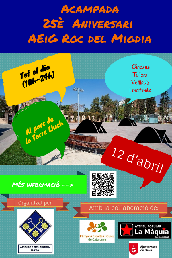 Esperem que vingueu a celebrar el nostre 25è aniversari!!!! #socdecau <a href="/EscoltesiGuies/">Minyons Escoltes i Guies de Catalunya</a> <a href="/lamaquiacgv/">A.P. La Màquia</a>