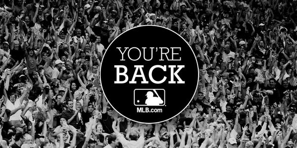 MLB's tweet image. Welcome back. #BaseballsBack