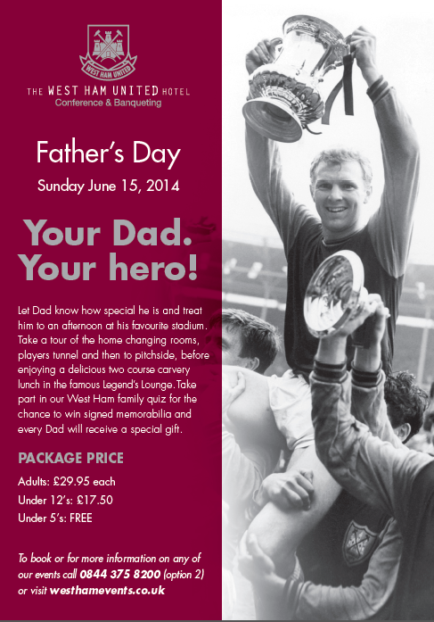 west ham fathers day gifts