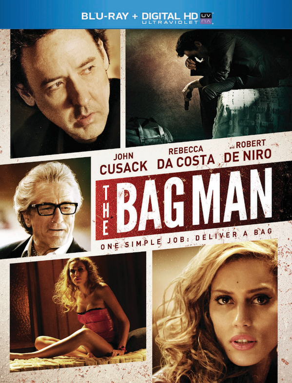 TheBagManMovie's tweet photo. Time to find out what's in the bag. #TheBagMan arrives on Blu-ray today! http://t.co/B90y9YArQD