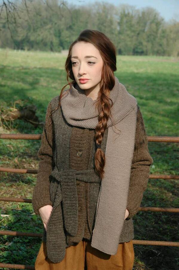 One from today modeling some beautiful ww1 style knitwear for  the lovely @periodwardrobe and @ww1Film