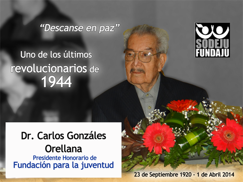 SODEJU1's tweet photo. Informamos sobre el  sensible fallecimiento del excelentísimo DR. CARLOS GONZÁLES ORELLANA http://t.co/kpRwZnt1BY