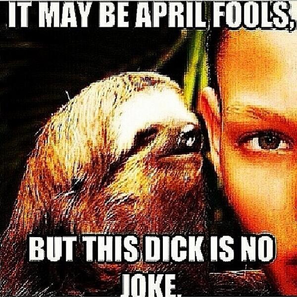 CarmellaJayy's tweet image. I'm fuckin done #rapesloth #aprilfoolsday #funnyasf #rt 😂😂😂