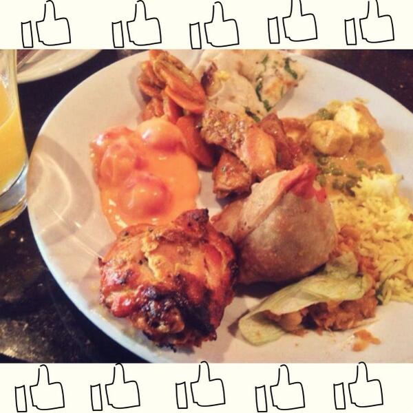 MyTakeouts's tweet photo. Thumbs up to a full plate for dinner! #MyTakeouts #ChapelHill #foodie #nom #instagood #foodporn #picoftheday http://t.co/60RkaiLSmk