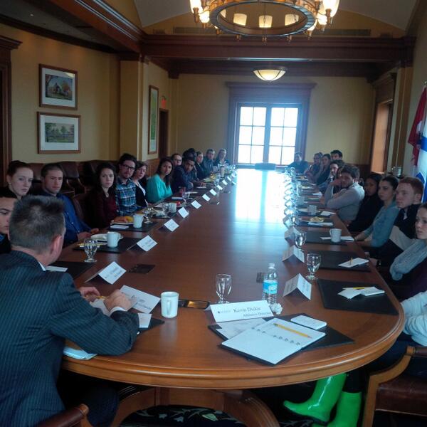 <a href="/AcadiaAthletics/">Acadia Athletics</a> Student-Athlete Leadership Forum: Outstanding. Thx <a href="/AcadiaU/">Acadia University</a> President Ray Ivany for his #Leadership