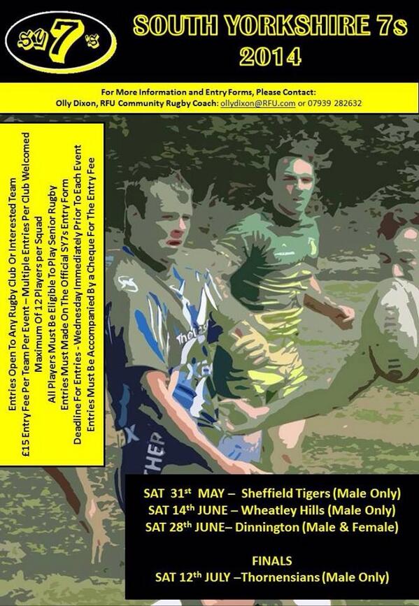 SY 7's 2014 series, we are taking bookings now! Follow the details on the poster!
#a7sPreSeason