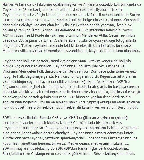 berxwedan_yaruk's tweet photo. Ceylanpınar'da ne mi oluyor? #CeylanpınarVazgecmiyor http://t.co/D77buhgFAs
