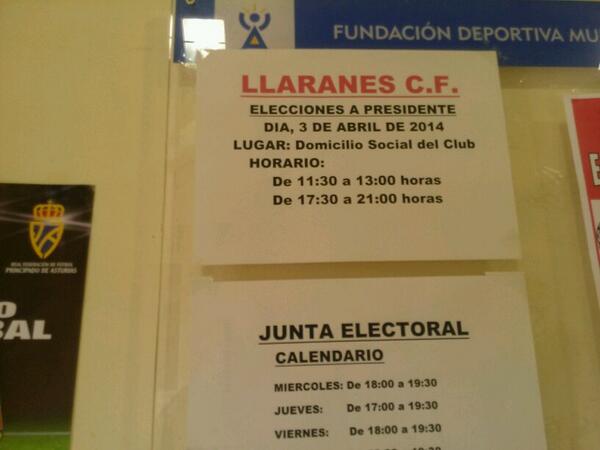 Elecciones en Llaranes  todos los socios