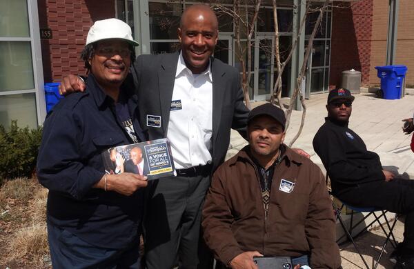 The sun's shining as #Ward6 voters unite! #NewLeadership #DCision14