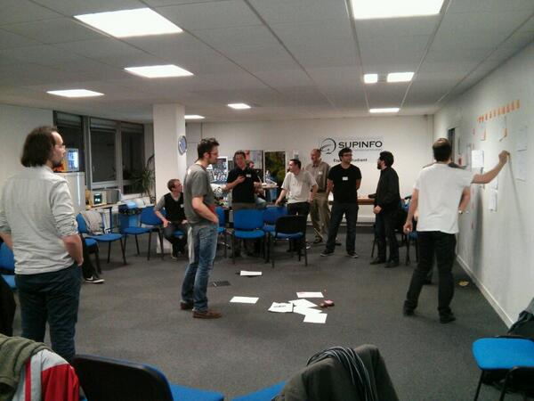 MarcAudefroy's tweet image. #RennesJS à #supinfo en cours :) seconde place du marché.