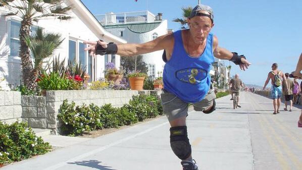 sdut's tweet image. NYTimes discovers San Diego's Slomo, a longtime fixture on the boardwalk. utsd.us/1dL60qB