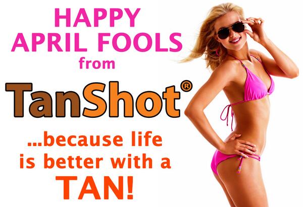 TanShots's tweet photo. JUST KIDDING! We can't imagine what PaleShots would taste like anyways... ;) #AprilFools #PaleShots http://t.co/PrH6ETeCuS