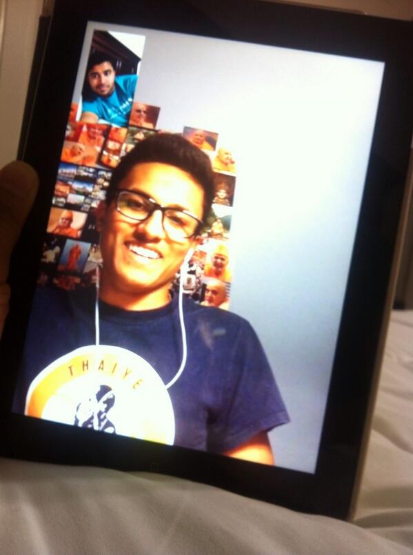 Pre critique over FaceTime, the hype is REAL. #SwaminarayanJayanti