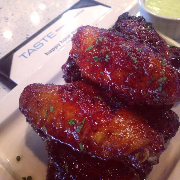 Wing Time at Taste Restaurant