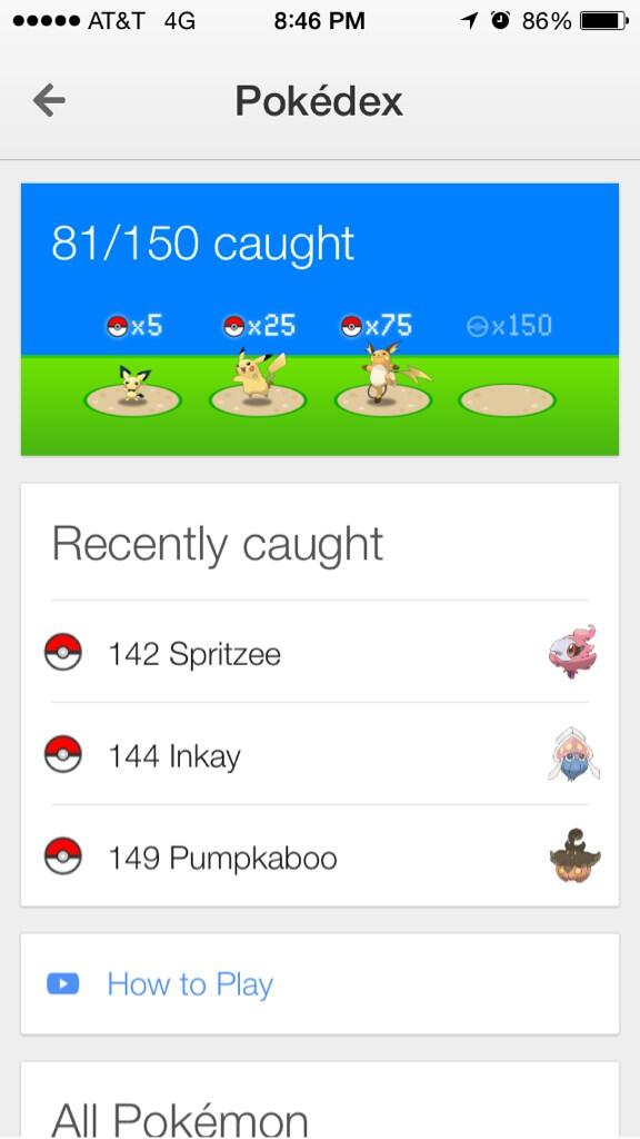 satsie's tweet photo. Not cool. I should have more than this by now. #GoogleMapsPokemonChallenge http://t.co/VbjqiOJpZt