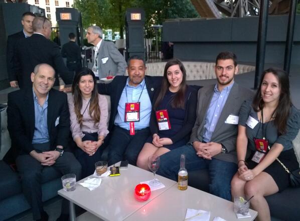 Microsoft_GS's tweet image. CSO @MikeHowardMSGS and a few team members enjoying the @SIAonline Market Leaders Reception #ISCW14