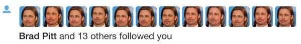 GRAZlELA's tweet image. "i wish brad pitt will follow me"

*whispers*

"be careful what you wish for"

#BRADPITTFOLLOWPARTY