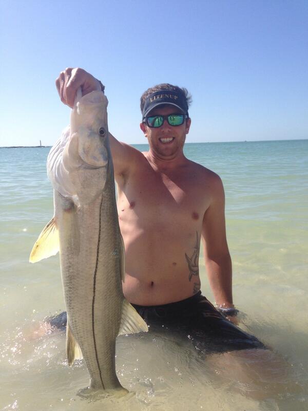 JarredP's tweet image. #snook on the beach again! Day two. #advancednovice #litenup Marco Island.