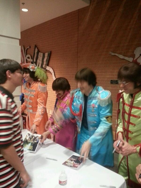 MissyMissG's tweet image. @liverpoollegends #LiverpoolLegends #promposal my son got the Beatles to help! #GoRay