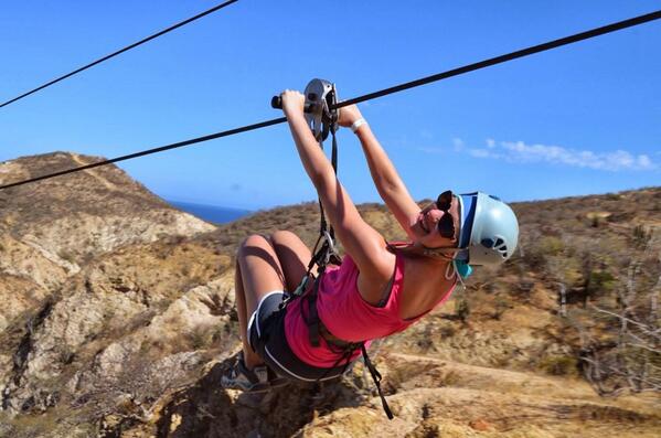 Zip lining