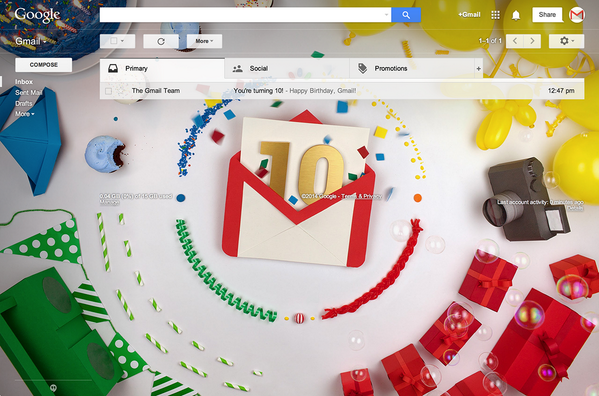 Gmail tweet media