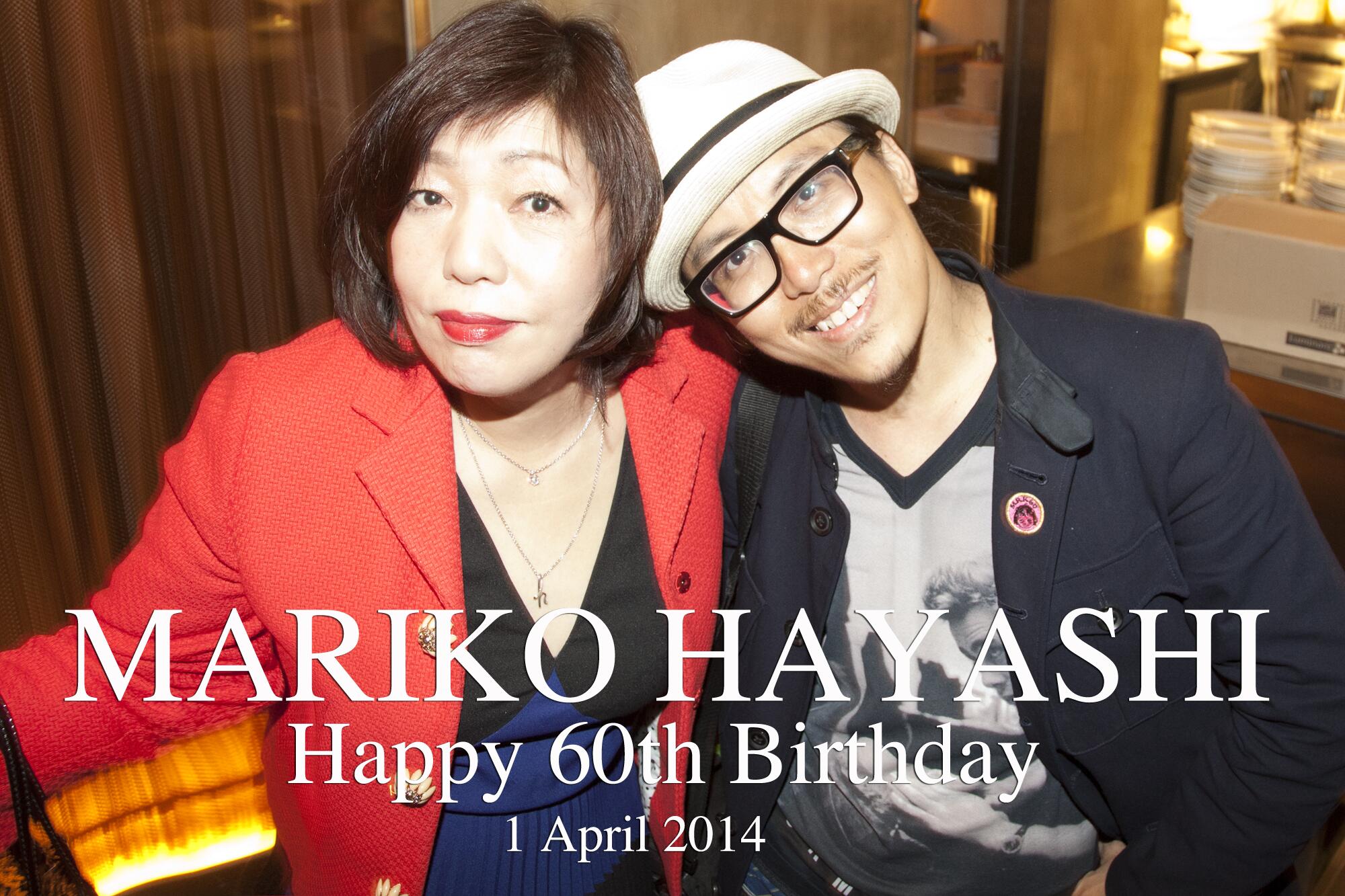 Leslie Kee 林 真理子 60才お誕生日におめでよう 昨晩４月１日 日本の小説家 エッセイストである 林 真理子さんの豪華な還暦パーティーへ行ってきました とても素敵な夜だった パーティー会場で沢山の日本に影響力だらけのゲスト達と出逢った