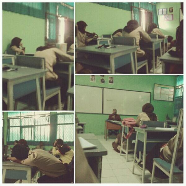 Gaaak semangat belajar yang flashback gini akibatnya tepar :3 hahaha !