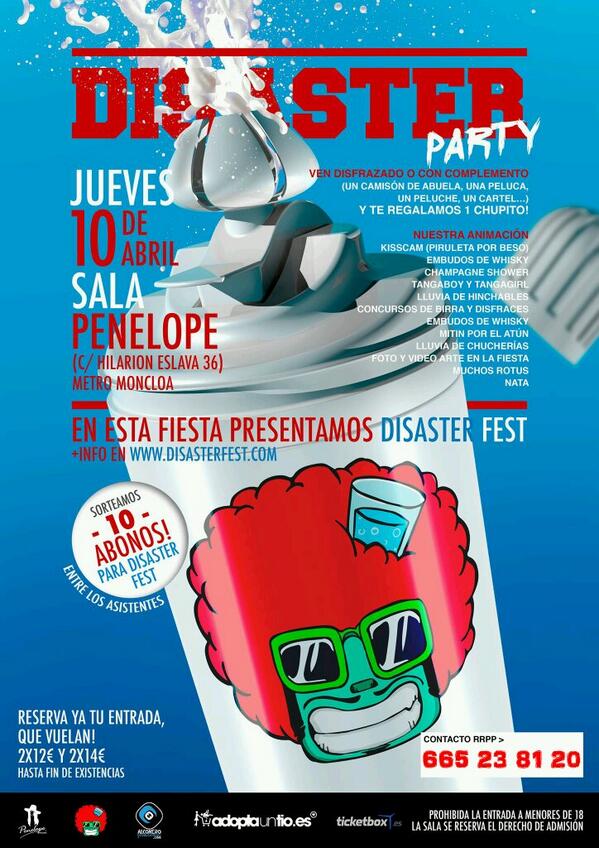 DisasterPartyy's tweet image. Empieza la semana santa desfasando!! Tlf.whatsapp 665238120