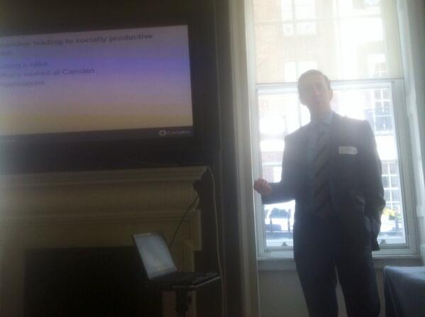 clearvillageorg's tweet image. Is #place-making utopia? asks Ed Watson of @CamdenCouncil as he kicks off session @theRSAorg #developingplaces