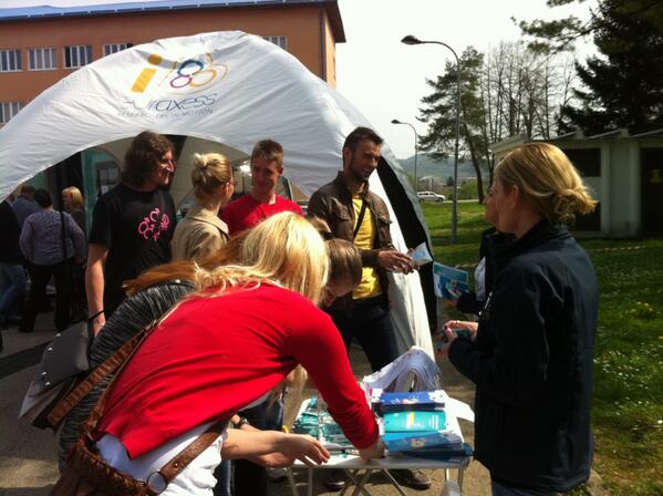 It's been busy today at the University of Banja Luka (Bosnia &amp; Herzegovina)! #EURAXESS_OnTour #EU4Jobs