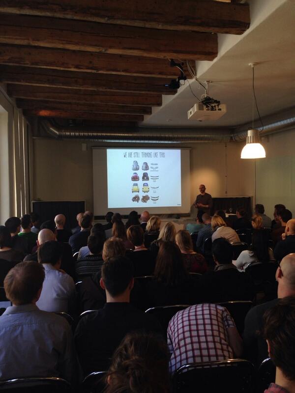 "Software [online] is never finished, but many companies still think like the car industry" <a href="/jboogie/">Jeff Gothelf</a> #valtechsweden