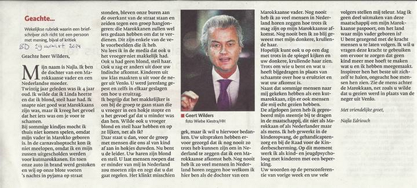 Ook Wilders was #Marokkaan.. #MeerMarok #BornHere