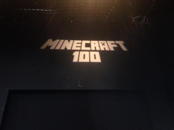 phthinkspace's tweet image. We are #minecraft100 looking forward to the big event