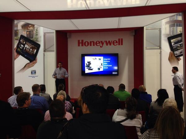 ResideoPro's tweet image. A packed house at the Honeywell theater at #ISCW14