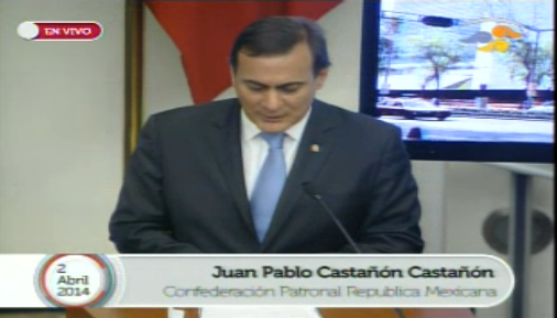 Coparmex's tweet photo. "La empresa es la mejor herramienta para abatir las causas de subdesarrollo" @jpcastanon #ForoCompetencia http://t.co/WBmf88OMTb