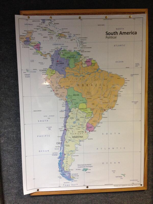 onedirection's tweet photo. The guys mapping their South America tour route ... 1DHQ x http://t.co/5hHj6zfsDR