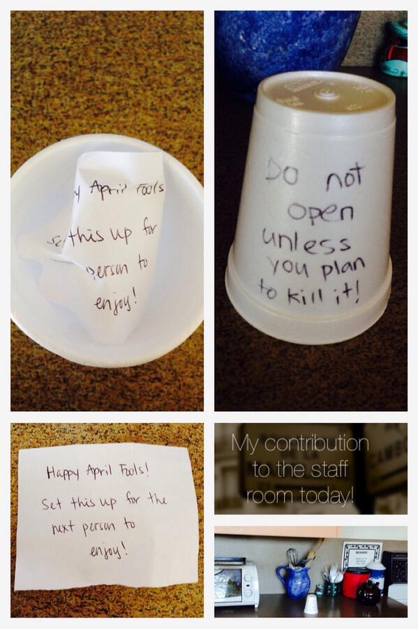 BCHomesVan's tweet photo. I'll come clean, I set this up yesterday #aprilfools http://t.co/LuIr0RcMDK