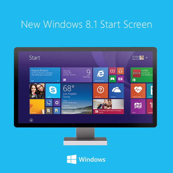 Microsoft сообщила дату крупного обновленя Windows 8.1