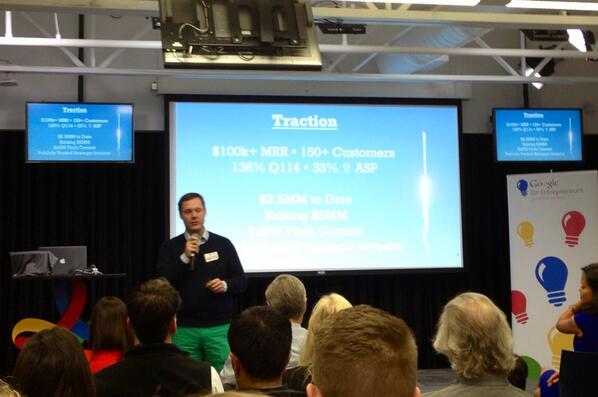 ManosAccel's tweet image. Green pants rock!!!  i want a pair at Google for Entrepreneurs Demo Day. #DemoDay #greenpants