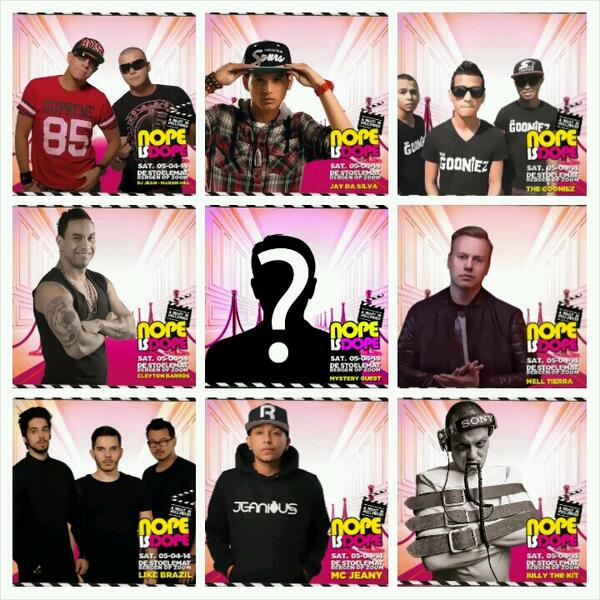 Are you ready for Nope is Dope saturday 5 April  in Bergen Op Zoom?